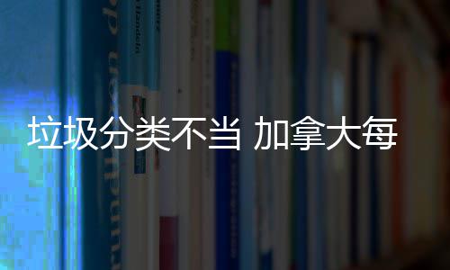 加每年垃圾损失数百不当拿大万元分类